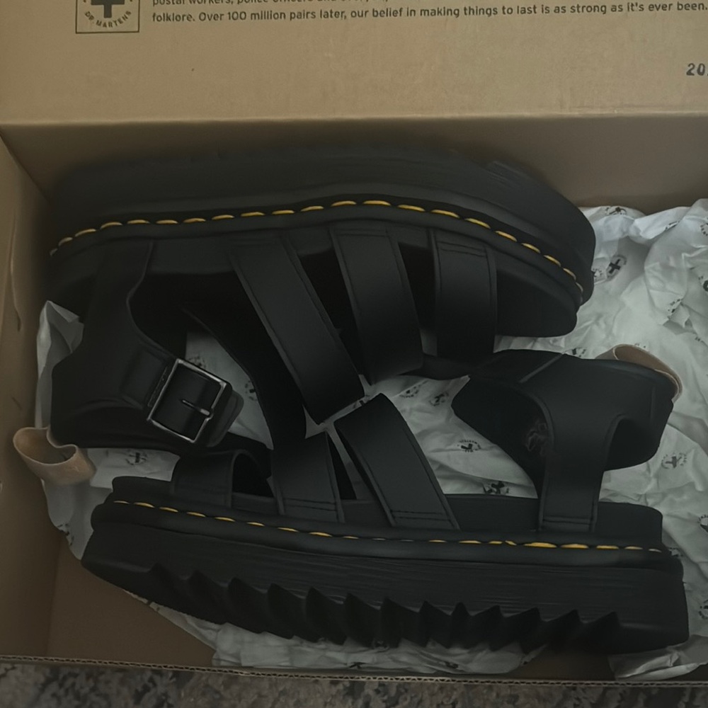 Dr. Martens Black Sandals